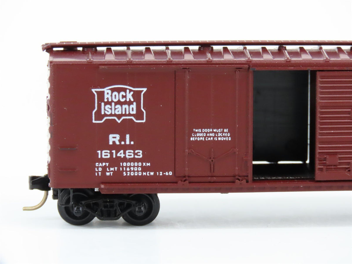 N Kadee Micro-Trains MTL 22050 RI Rock Island 40&#39; Box Car #161463 - Blue Label