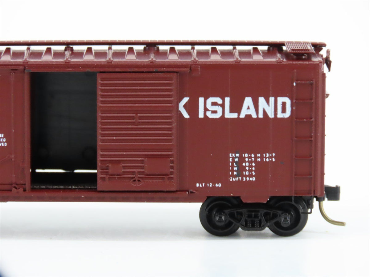 N Kadee Micro-Trains MTL 22050 RI Rock Island 40&#39; Box Car #161463 - Blue Label