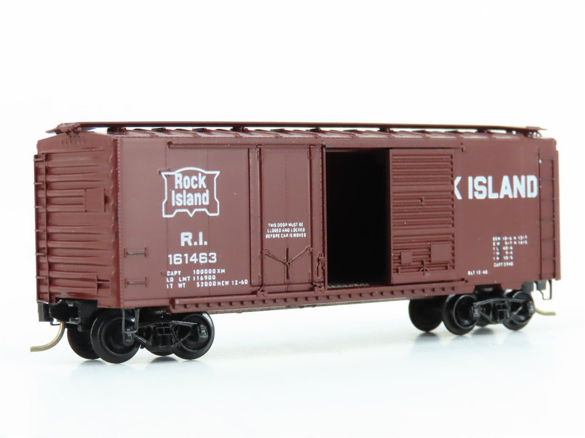 N Kadee Micro-Trains MTL 22050 RI Rock Island 40&#39; Box Car #161463 - Blue Label