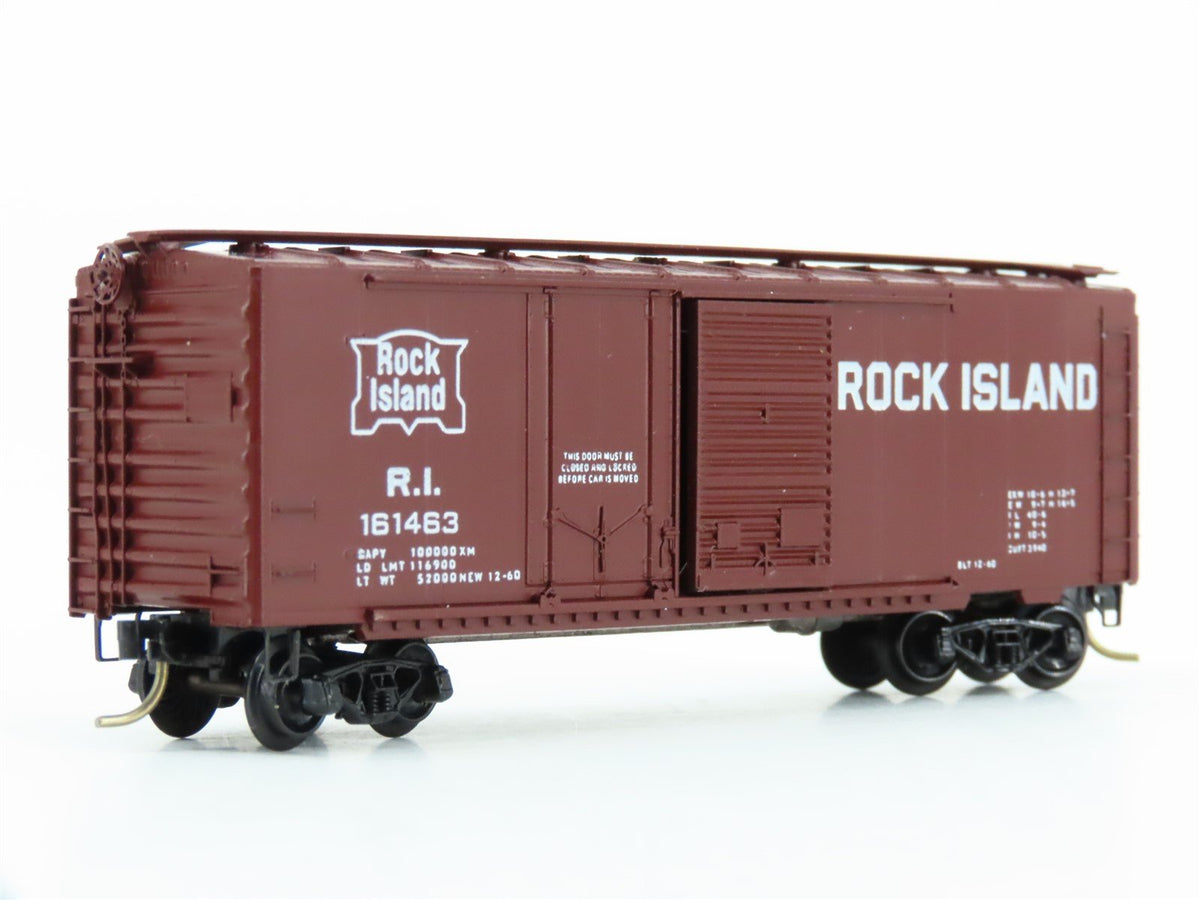 N Kadee Micro-Trains MTL 22050 RI Rock Island 40&#39; Box Car #161463 - Blue Label