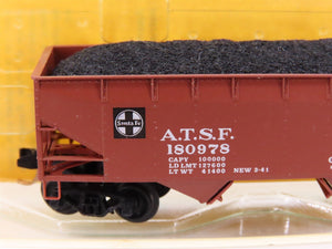 N Scale Micro-Trains MTL/Kadee 55011 ATSF Railway 33' Hopper Car #180978 wLoad