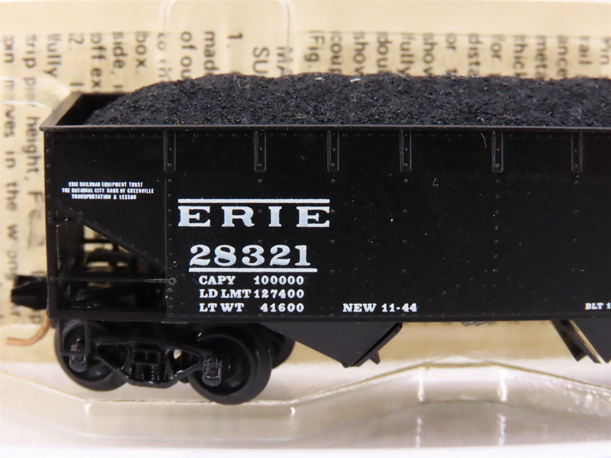 N Scale Micro-Trains MTL/Kadee 55040 Erie Railway 33&#39; Hopper Car #28321 wLoad