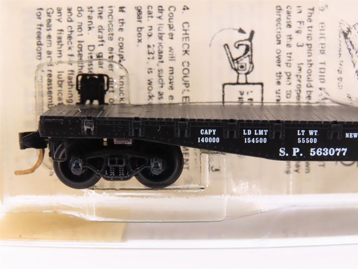 N Scale Micro-Trains MTL/Kadee 45120 SP Railway 50&#39; Fishbelly Flatcar #563077