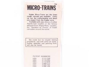 N Scale Micro-Trains MTL/Kadee 45120 SP Railway 50' Fishbelly Flatcar #563077