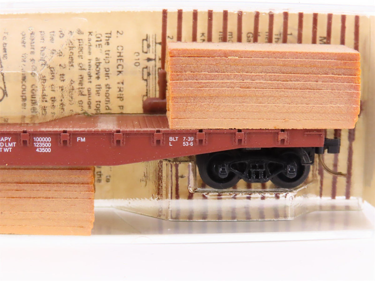 N Scale Micro-Trains MTL/Kadee 45110 SOO Railway 50&#39; Fishbelly Flatcar #5287