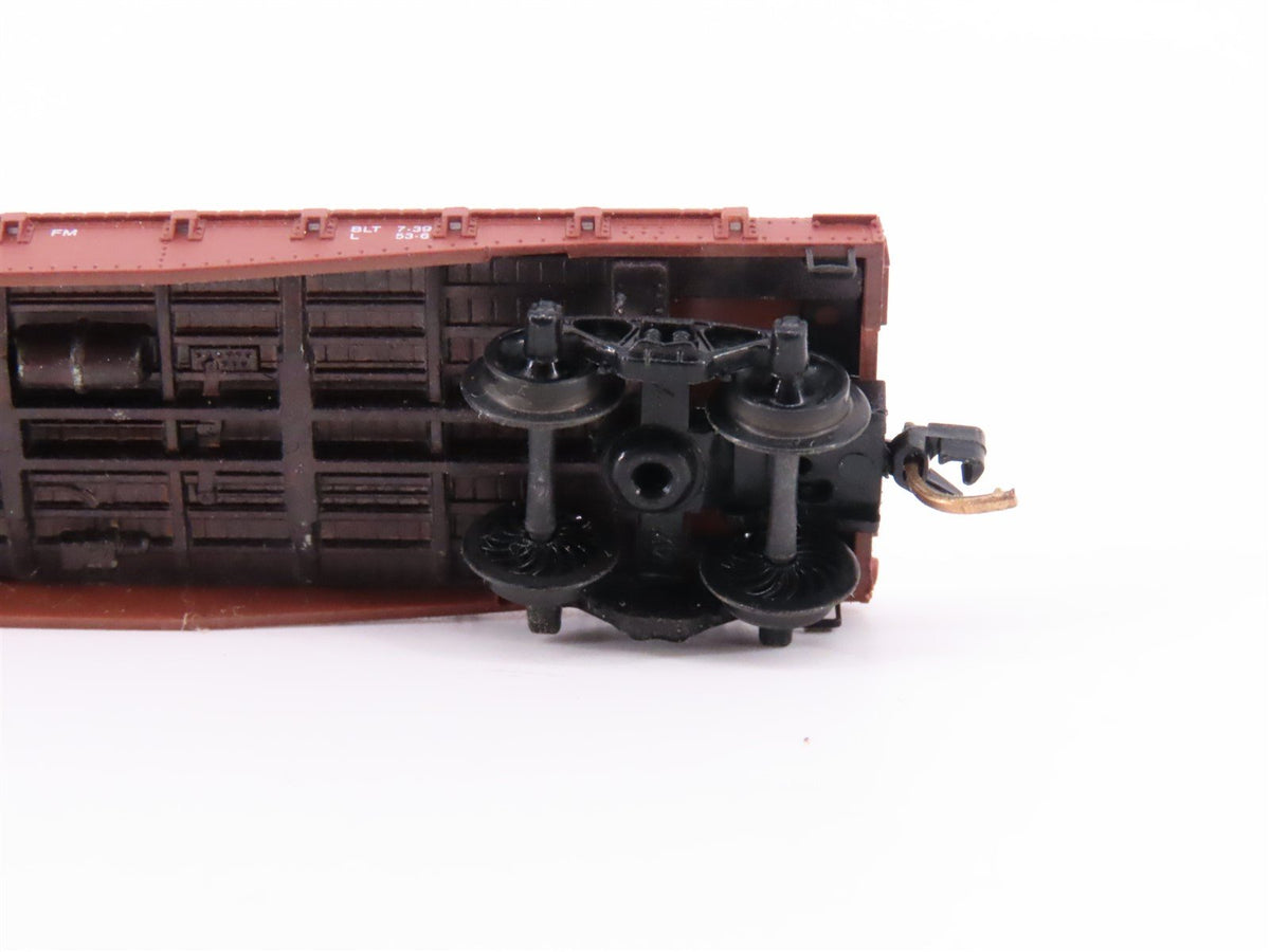 N Scale Micro-Trains MTL/Kadee 45110 SOO Railway 50&#39; Fishbelly Flatcar #5287