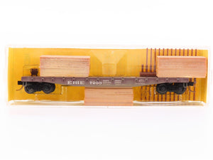 N Scale Micro-Trains MTL/Kadee 45420-1 Erie 50' Flatcar #7200 Custom Weathered