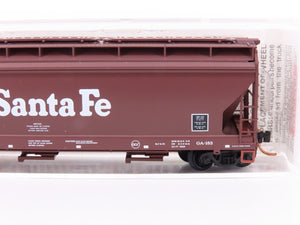 N Scale Micro-Trains MTL 94100 ATSF Santa Fe ACF 3-Bay Covered Hopper #313838