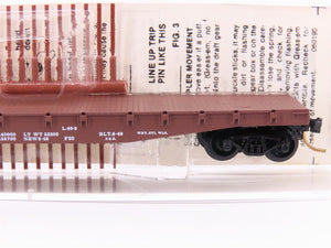 N Scale Micro-Trains MTL/Kadee 45140 PRR Railway 50' Fishbelly Flatcar #470182