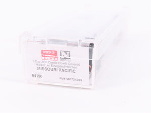 N Micro-Trains MTL 94190 MP Missouri Pacific Mo-Pac 3-Bay Covered Hopper #724369