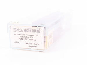 N Scale Micro-Trains MTL/Kadee 45140 PRR Railway 50' Fishbelly Flatcar #470128