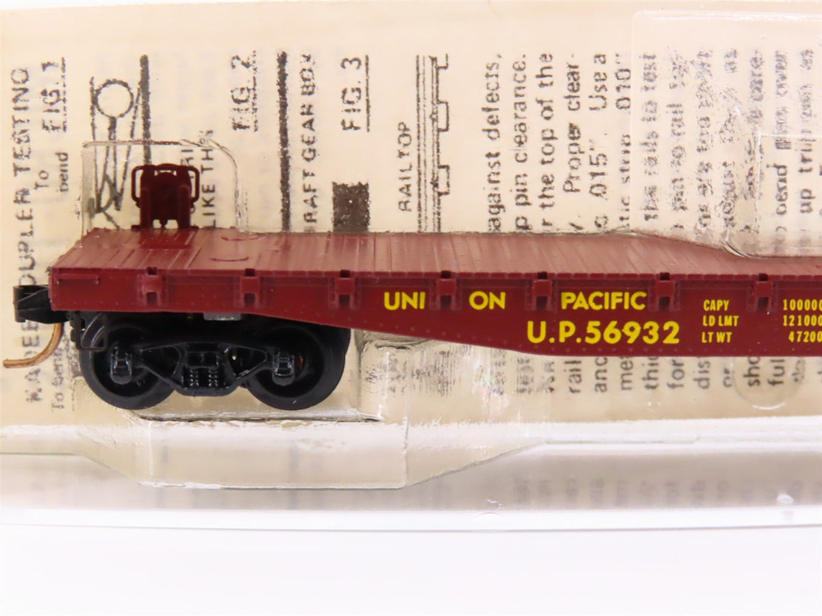 N Scale Micro-Trains MTL/Kadee 45050 UP Railway 50&#39; Fishbelly Flatcar #56932