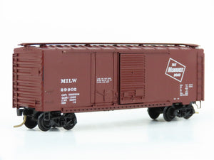 N Kadee Micro-Trains MTL 22180 MILW Milwaukee 40' Box Car #29902 - Blue Label