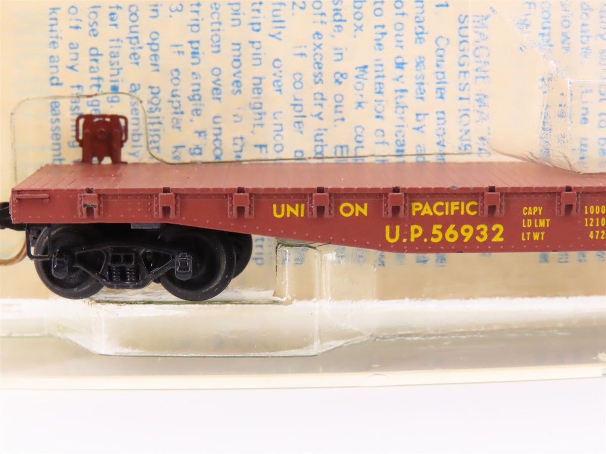 N Scale Micro-Trains MTL/Kadee 45082 UP Railway 50&#39; Fishbelly Flatcar #56932