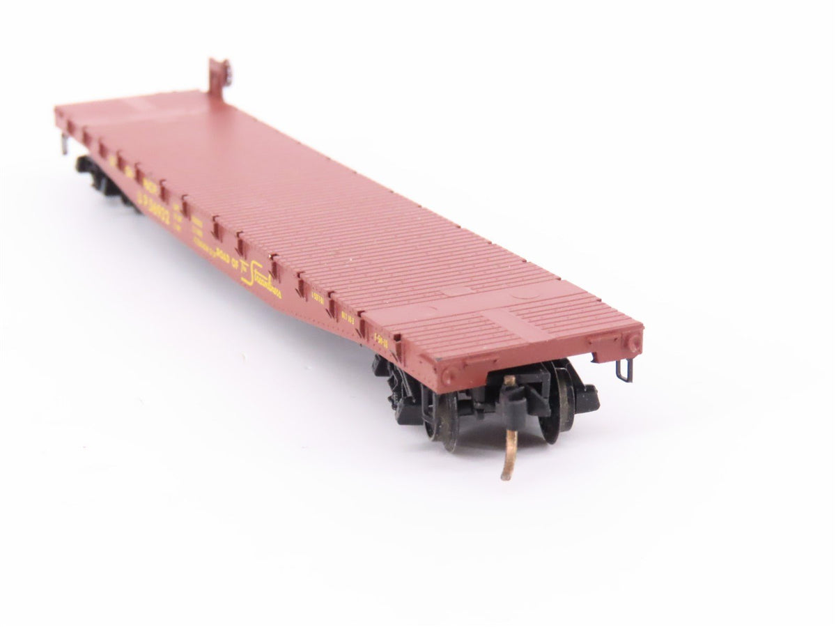 N Scale Micro-Trains MTL/Kadee 45082 UP Railway 50&#39; Fishbelly Flatcar #56932