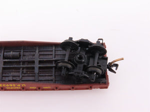 N Scale Micro-Trains MTL/Kadee 45082 UP Railway 50' Fishbelly Flatcar #56932