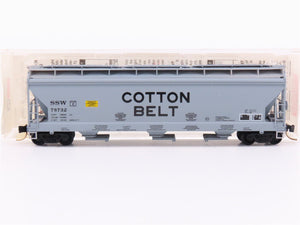 N Micro-Trains MTL 94010 SSW Cotton Belt ACF 3-Bay Covered Hopper #78732