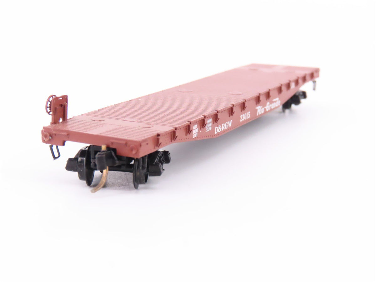 N Scale Micro-Trains MTL/Kadee 45060 UP Railway 50&#39; Fishbelly Flatcar #23015