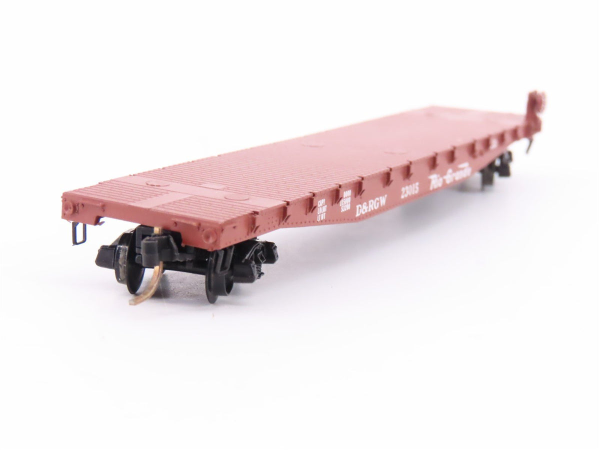 N Scale Micro-Trains MTL/Kadee 45060 UP Railway 50&#39; Fishbelly Flatcar #23015