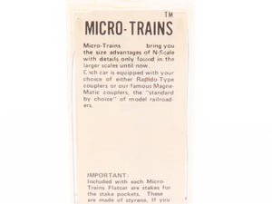 N Scale Micro-Trains MTL/Kadee 45060 UP Railway 50' Fishbelly Flatcar #23015