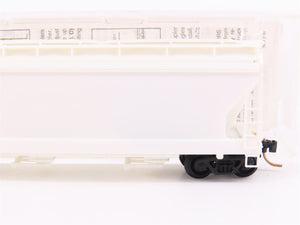 N Micro-Trains MTL 94000 Series Undecorated ACF Centerflow 3-Bay Covered Hopper