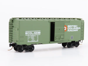 N Scale Kadee Micro-Trains MTL 20580 BCOL British Columbia 40' Box Car #4238