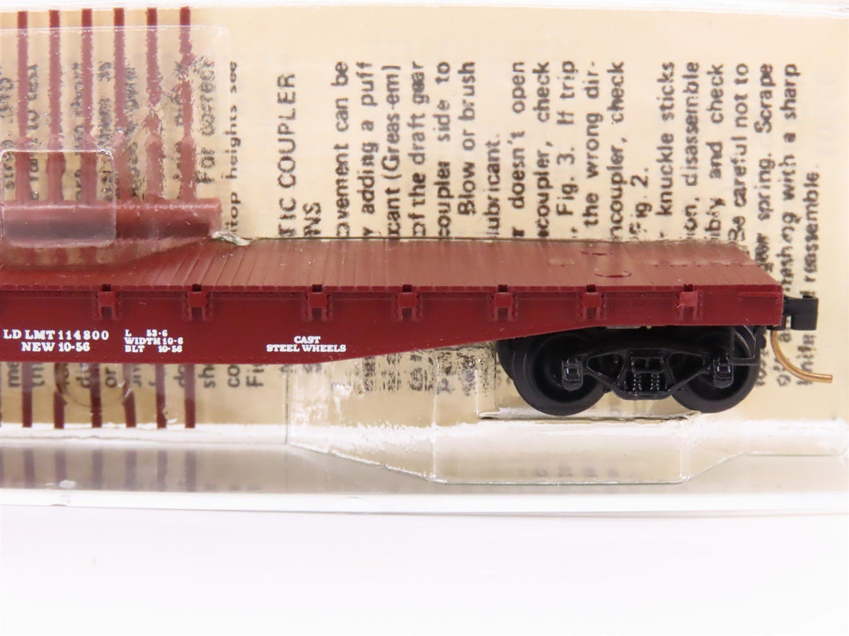 N Scale Micro-Trains MTL/Kadee 45080 L&amp;N Railway 50&#39; Fishbelly Flatcar #21456