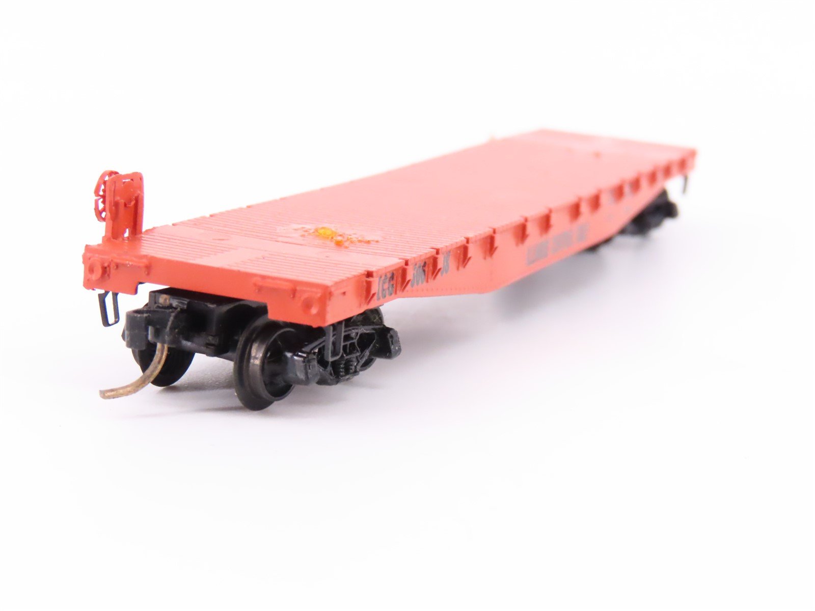 N Micro-Trains MTL/Kadee 45010 ICG Railway 50' Fishbelly Flatcar #60698 wLoad