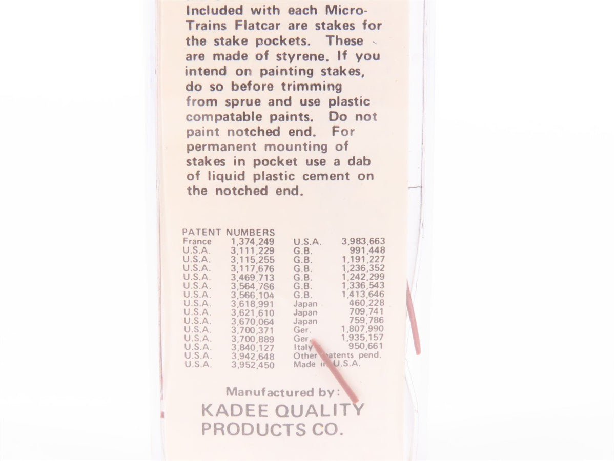 N Micro-Trains MTL/Kadee 45010 ICG Railway 50&#39; Fishbelly Flatcar #60698 wLoad