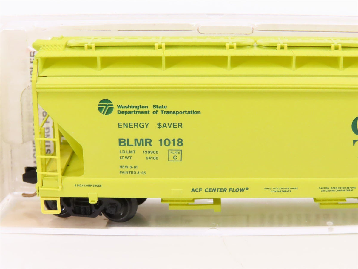 N Micro-Trains MTL 94070 BLMR Washington &quot;Grain Train&quot; 3-Bay Covered Hopper 1018