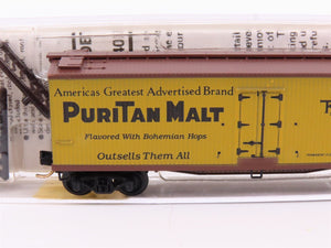 N Scale Micro-Trains MTL 49350 URTC PuriTan Malt 40' Wood Reefer #40636