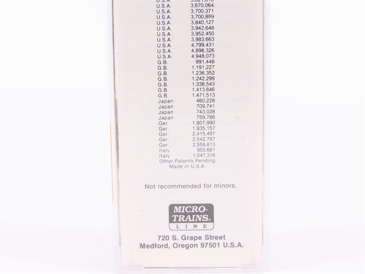 N Scale Micro-Trains MTL 49350 URTC PuriTan Malt 40&#39; Wood Reefer #40636