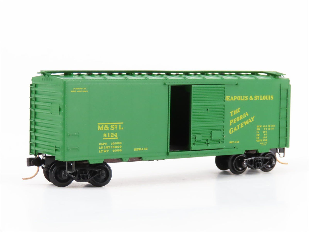 N Scale Kadee Micro-Trains MTL 20330 M&amp;STL Peoria Gateway 40&#39; Box Car #5124