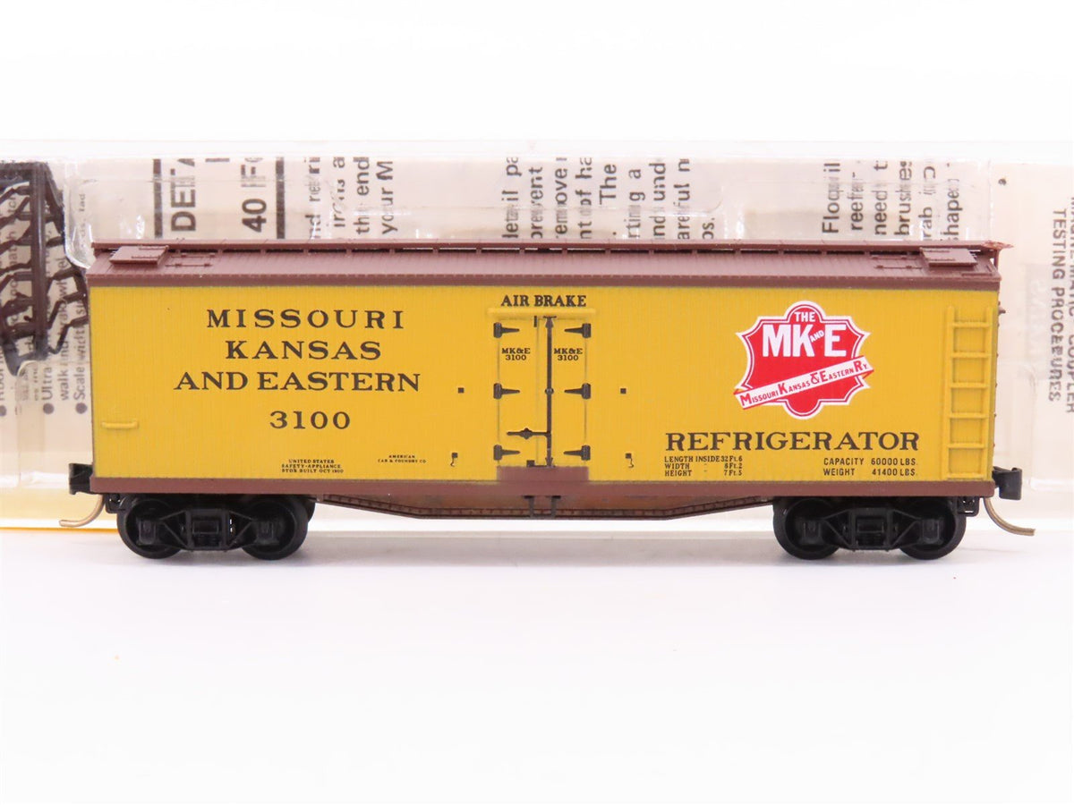 N Micro-Trains MTL 49360 MKE Missouri Kansas &amp; Eastern 40&#39; Reefer #50050