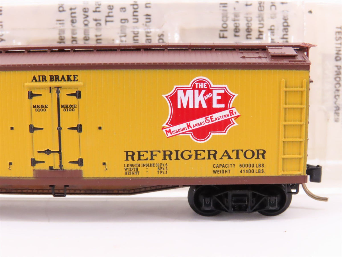 N Micro-Trains MTL 49360 MKE Missouri Kansas &amp; Eastern 40&#39; Reefer #50050