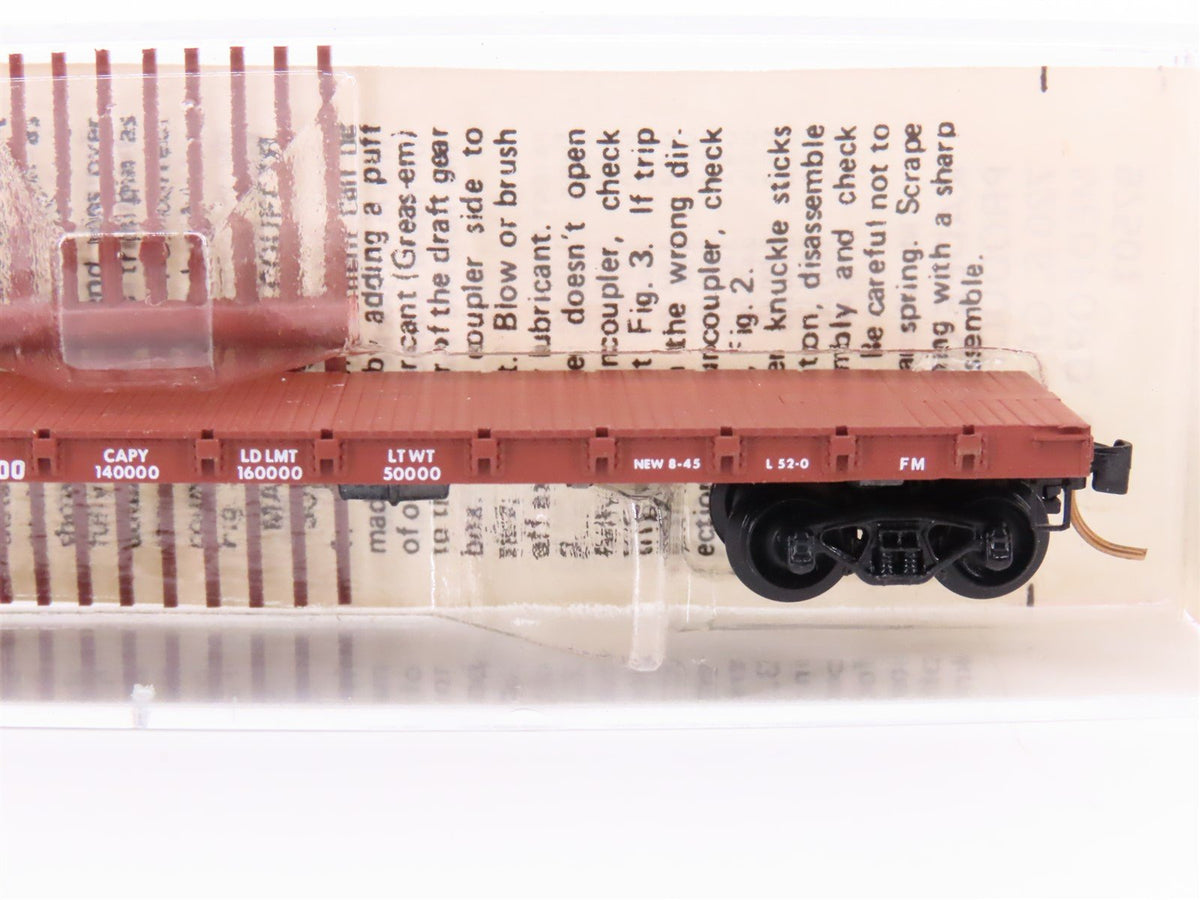 N Scale Micro-Trains MTL/Kadee 44010 GN Railway 50&#39; Fishbelly Flatcar #66200