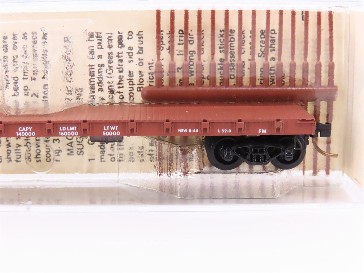 N Scale Micro-Trains MTL/Kadee 44010 GN Railway 50&#39; Fishbelly Flatcar #66001