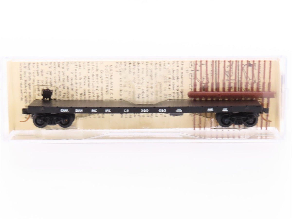 N Scale Micro-Trains MTL/Kadee 44040 CP Railway 50&#39; Fishbelly Flatcar #300093