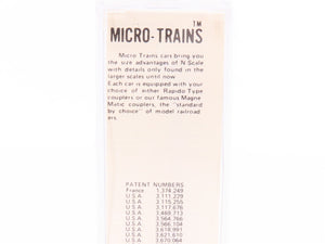 N Scale Micro-Trains MTL/Kadee 44040 CP Railway 50' Fishbelly Flatcar #300093