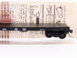 N Scale Micro-Trains MTL/Kadee 44020 NP Railway 50' Fishbelly Flatcar #61002