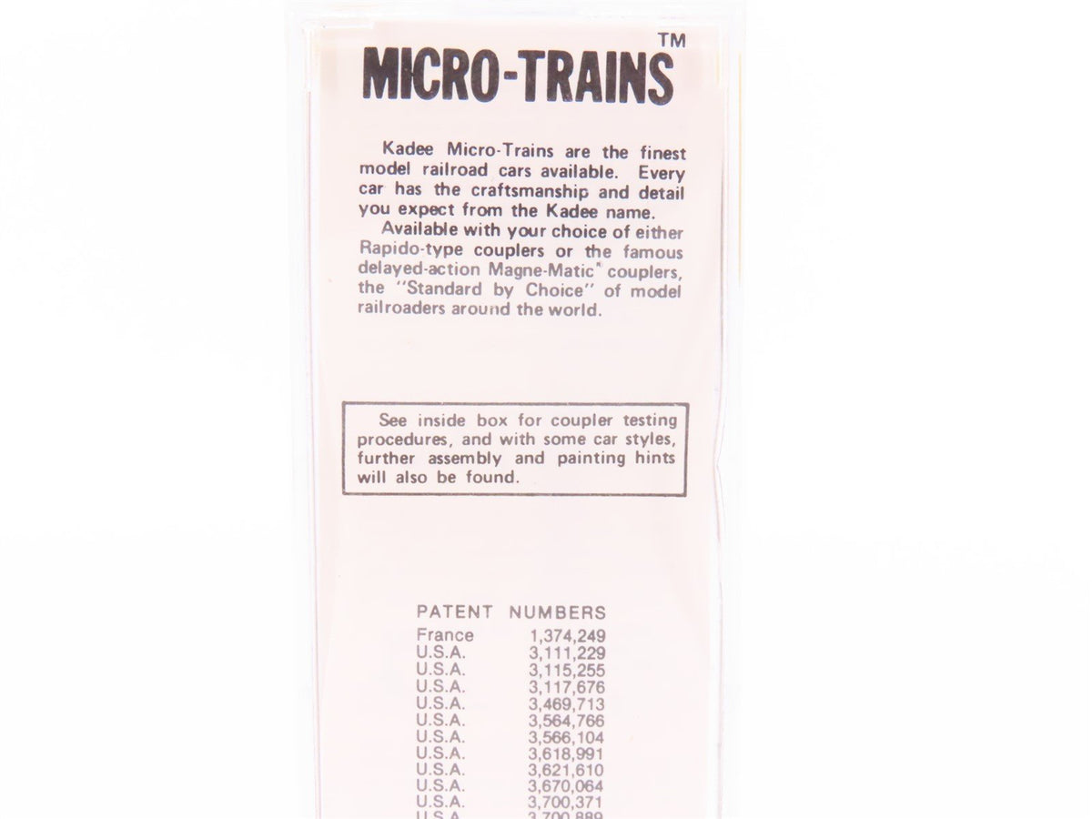 N Scale Micro-Trains MTL/Kadee 44060 ATSF Railway 50&#39; Fishbelly Flatcar #90577