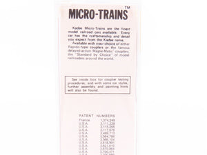 N Scale Micro-Trains MTL/Kadee 44060 ATSF Railway 50' Fishbelly Flatcar #90577