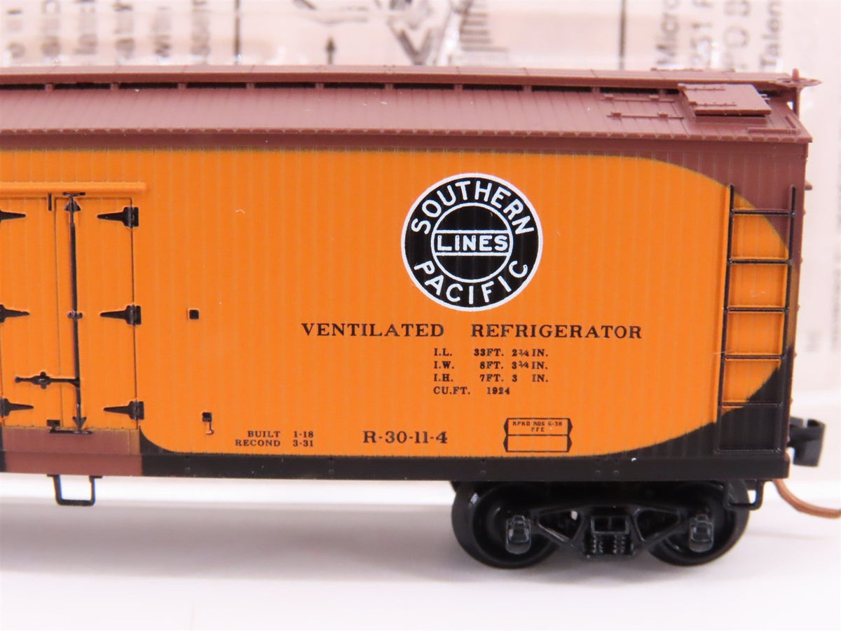 N Scale Micro-Trains MTL 49500 PFE Pacific Fruit Express 40&#39; Wood Reefer #14760