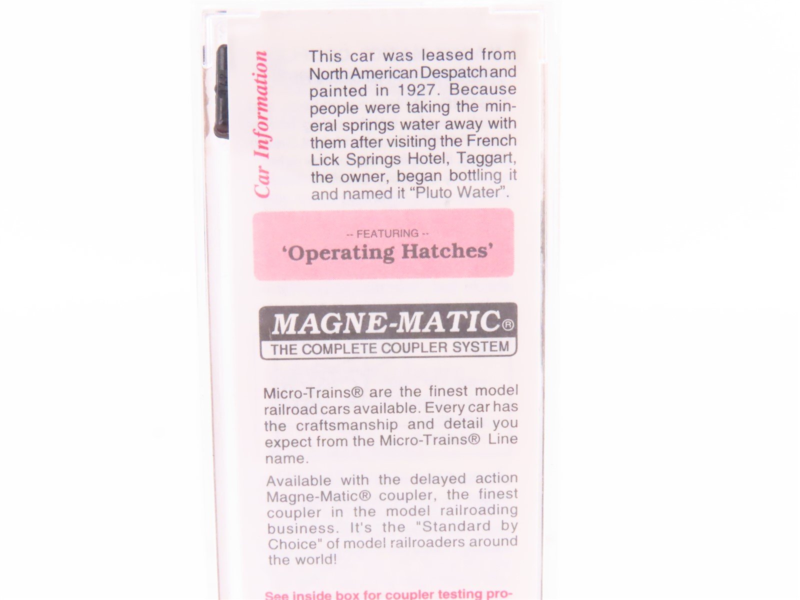 N Micro-Trains MTL 49490 NADX Pluto Water 40' Double-Sheathed Wood Reefer #2688