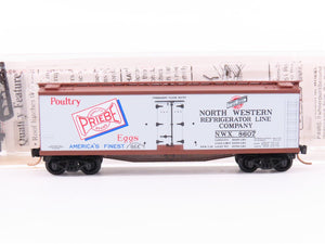 N Micro-Trains MTL 49520 NWS Priebe Poultry & Eggs 40' Wood Reefer #8607