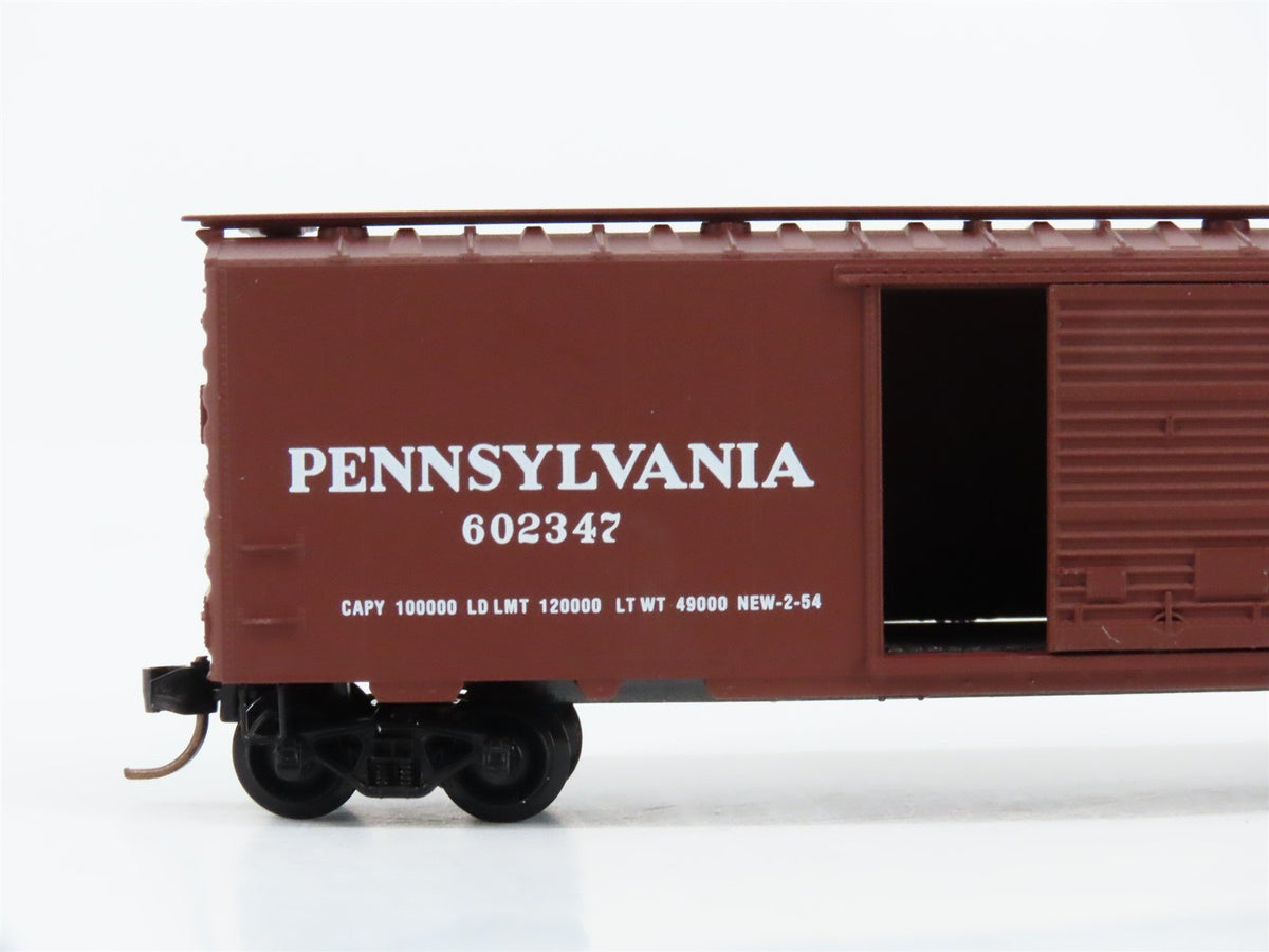 N Scale Kadee Micro-Trains MTL 20780 PRR Pennsylvania 40&#39; Box Car #602347