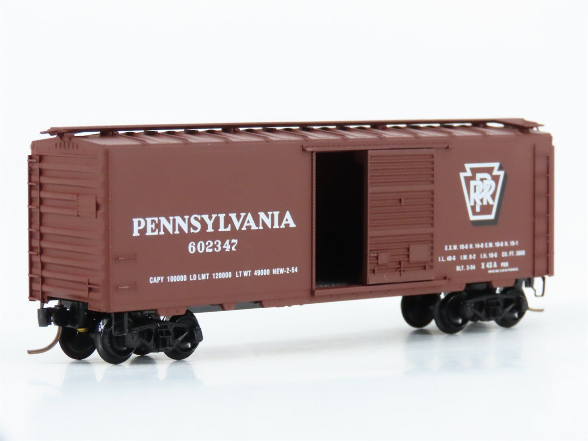 N Scale Kadee Micro-Trains MTL 20780 PRR Pennsylvania 40&#39; Box Car #602347