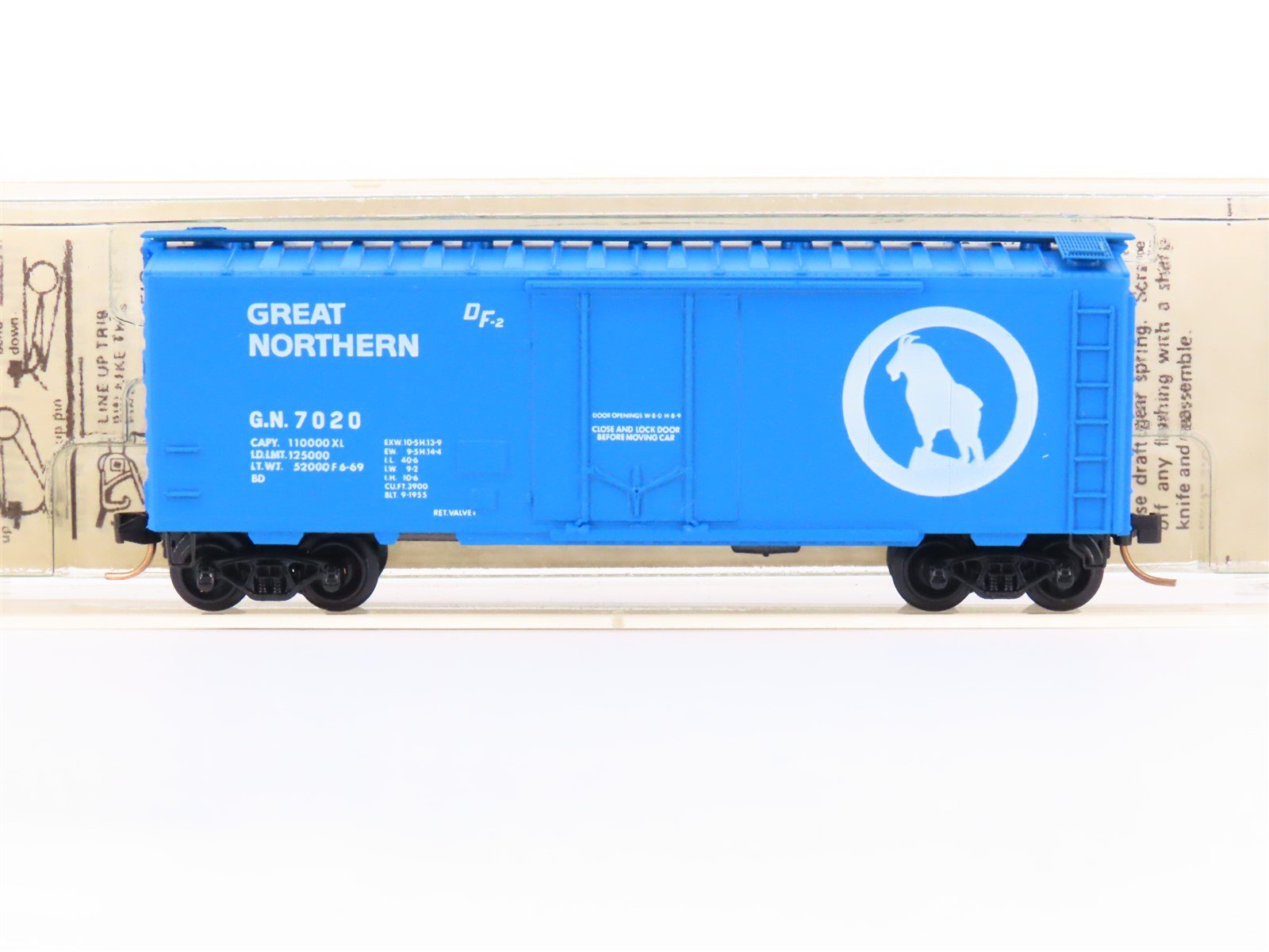 N Scale Micro-Trains MTL/Kadee 21040 GN Great Northern 40' Standard Boxcar #7020