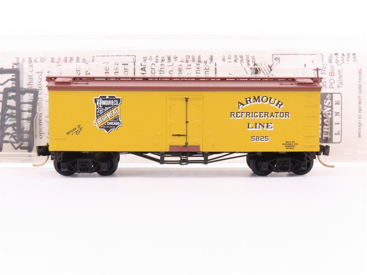 N Scale Micro-Trains MTL 58060 Armour &amp; Co. Fresh Meat 36&#39; Ice Reefer #5825