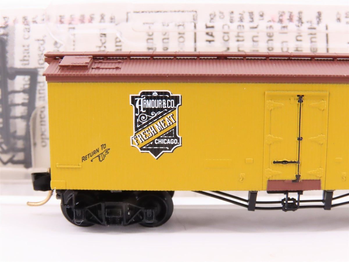 N Scale Micro-Trains MTL 58060 Armour &amp; Co. Fresh Meat 36&#39; Ice Reefer #5825